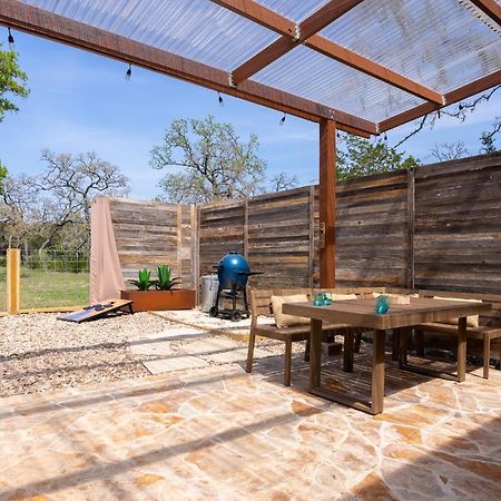 Romantic Tiny Luxury Retreat W Heated Pool, Sauna N Outdoor Shower In Wimberley 10 Acres Villa Esterno foto